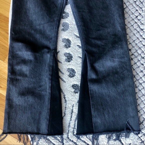Re/done levis leandra cropped flare faded black 26 - Picture 6 of 9
